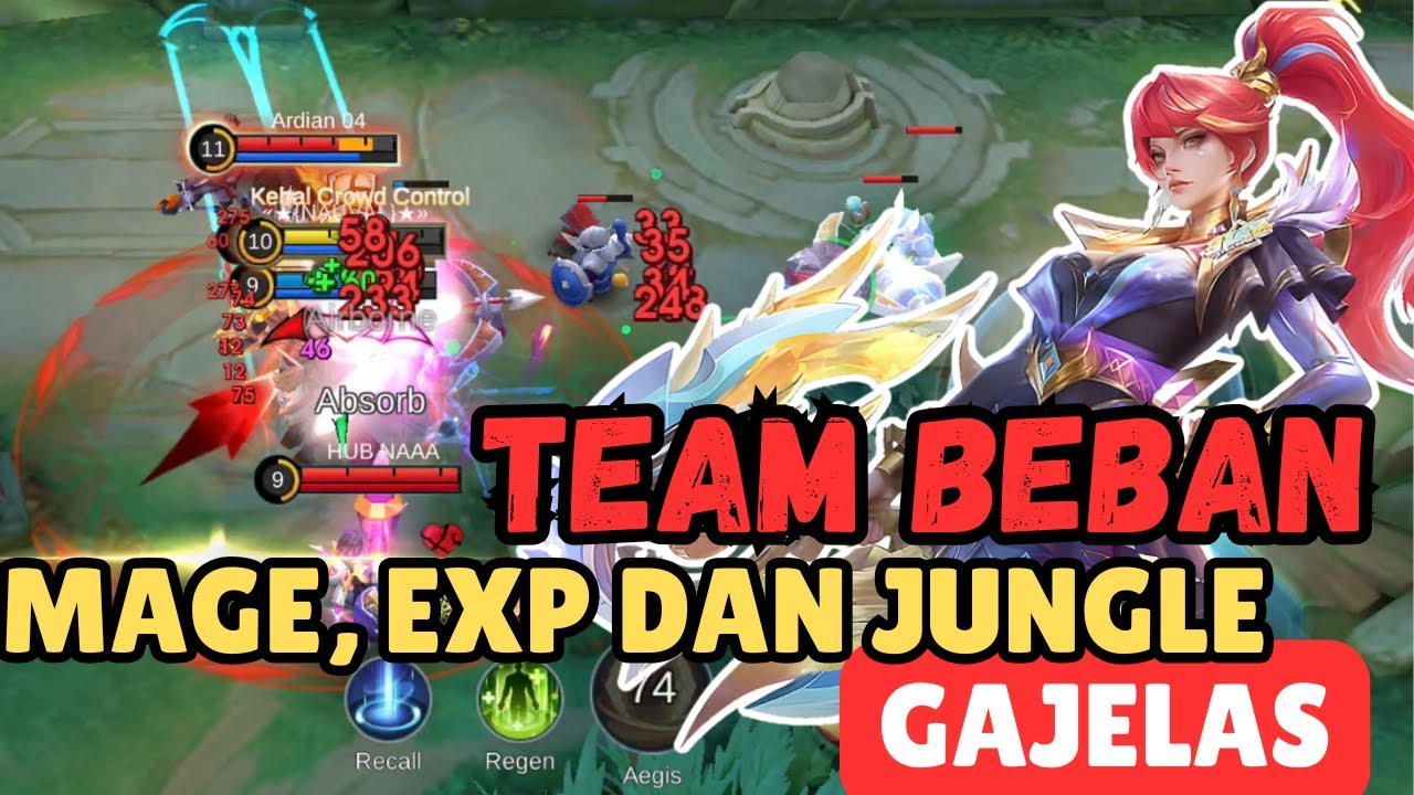 КОМАНДНАЯ НАГРУЗКА!!! СИСТЕМА МАГА, ОПЫТА И ТЕМНОГО ДЖУНГЛЯ - Mobile Legends