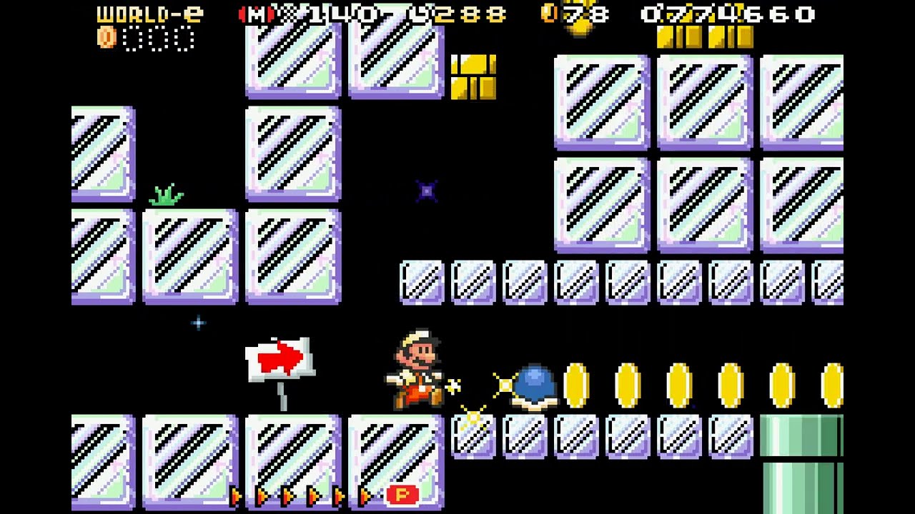 Super Mario Advance 4 - World-e - Ice Cubed