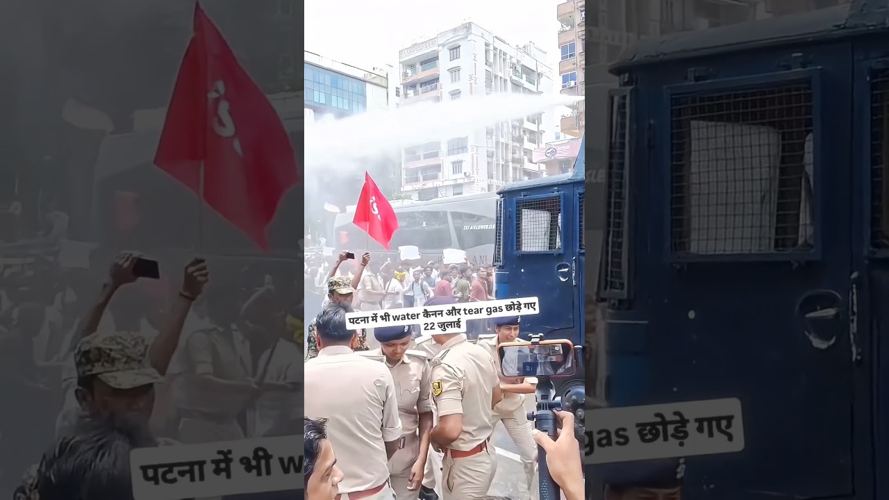 Student Protest in Patna Bihar 😂🔥 #funny #bihar #shorts #viral