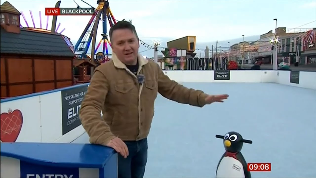 BBC Breakfast: Мэтт находится в Блэкпуле, наслаждается катанием на коньках и рассказывает нам про...