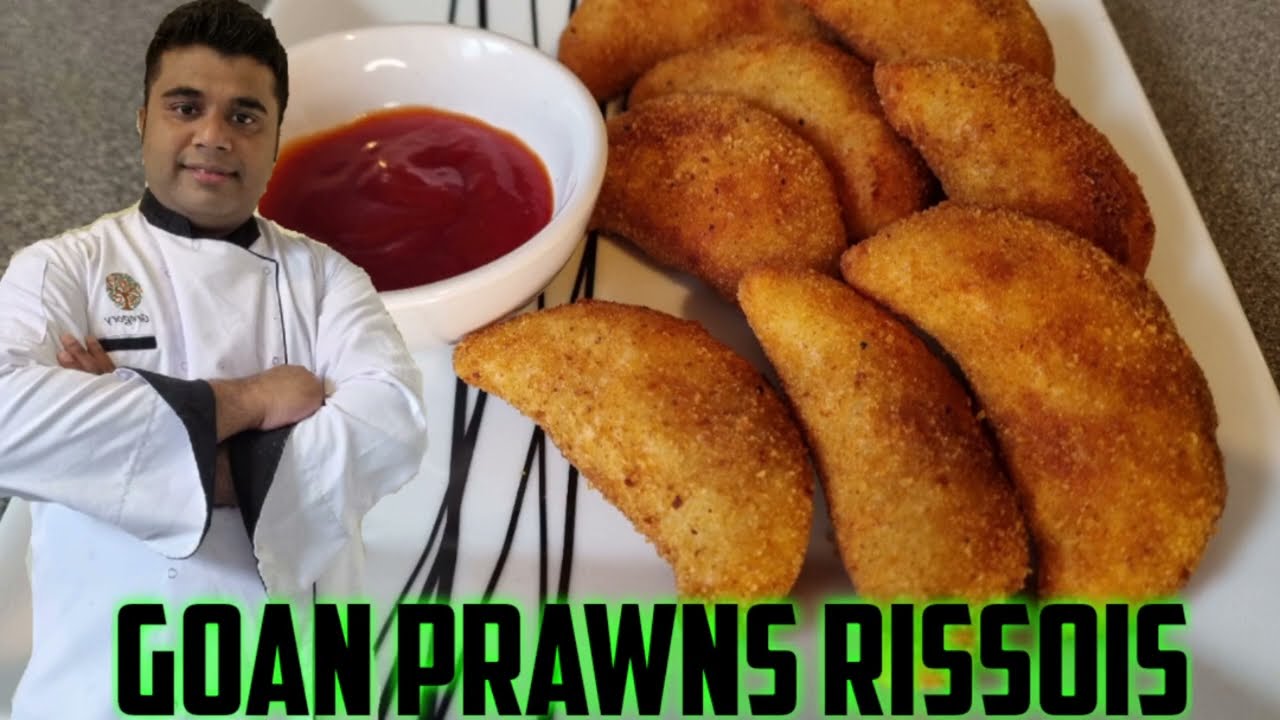 GOA PRAWNS RISSOIS | PRAWNS RISSOLES |GOAN SNACK