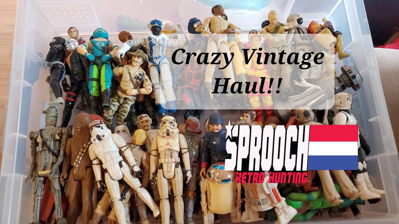 I Got this out the back of the Van! Flea Market Retro Toy Hunting ... GI Joe, Star Wars, Horror