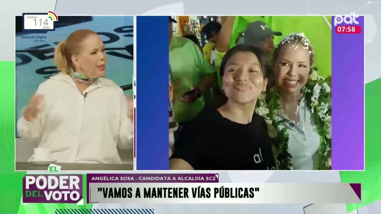 Elecciones subnacionales Angélica Sosa va por la Alcaldía cruceña