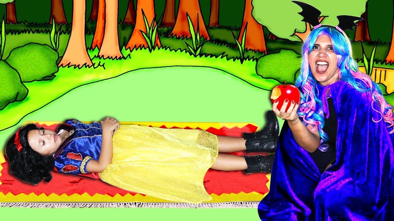 Valentina Pontes e a MENINA BRANCA DE NEVE DOS SETE DOS 7 ANÕES CONTRA BRUXA KÉKA