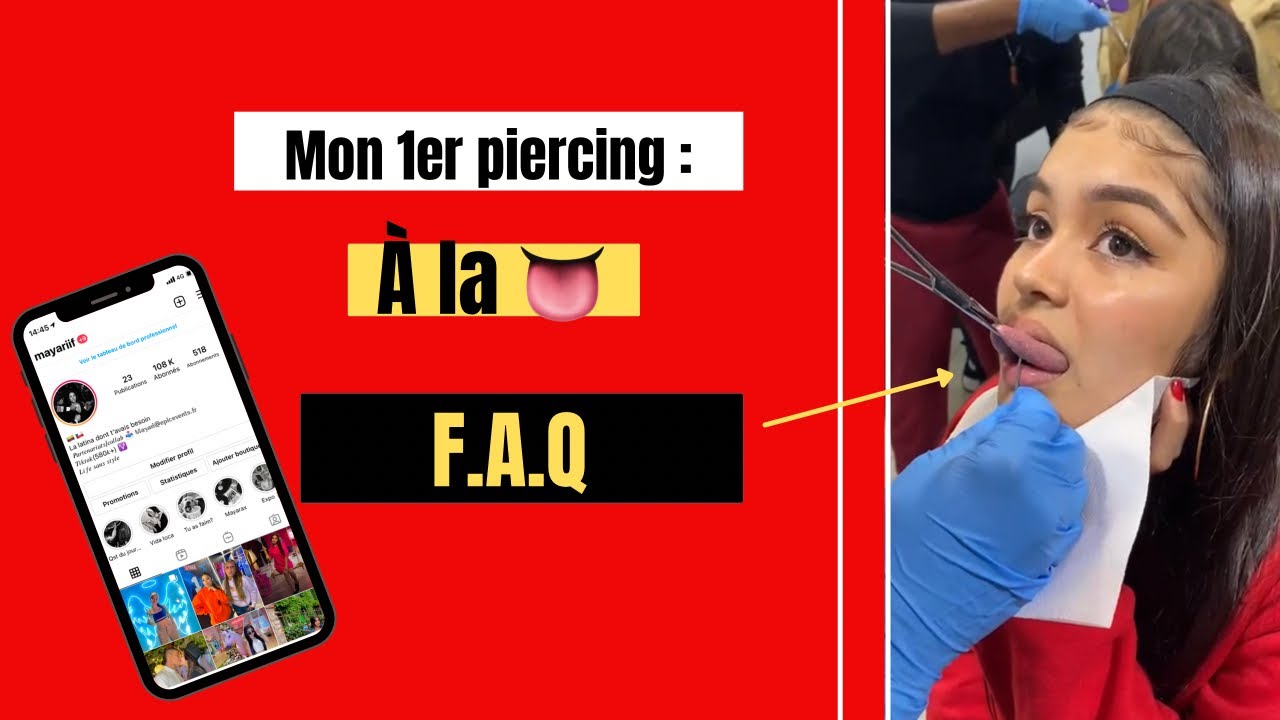 Piercing &agrave; la langue (r&eacute;action de mes parents, douleur...)
