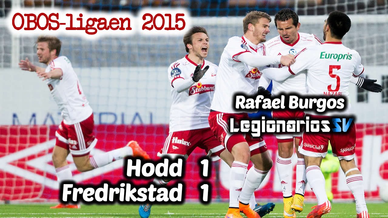 Gool de Rafael Burgos | Hodd 1 - 1 ‪&lrm;Fredrikstad‬ | OBOS-ligaen 2015