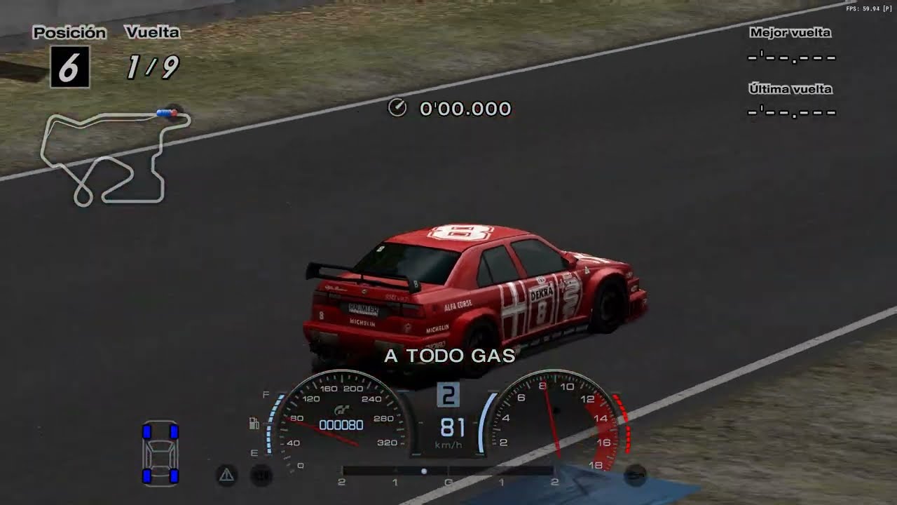 [#1] Gran Turismo 4 - Alfa Romeo 155 2.5 V6 TI '93 PS2 Gameplay HD