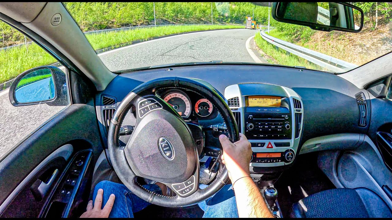 2007 Kia Cee’d (1.6 115 hp) | POV Test Drive #2423 Joe Black