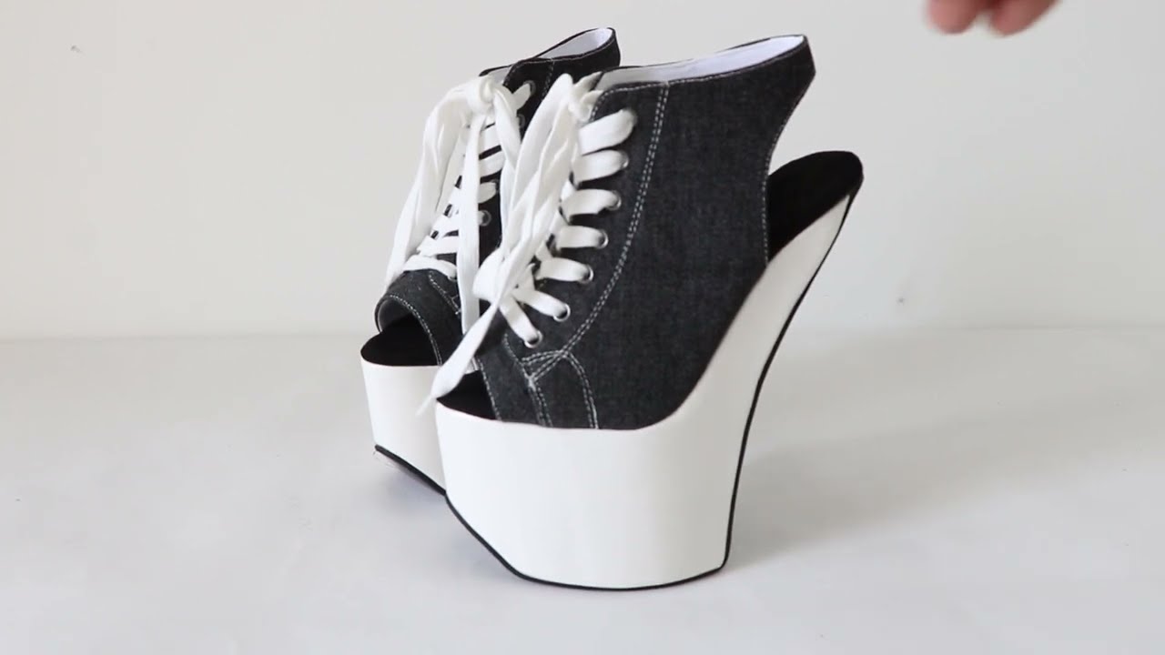 Sorbern Heelless Slingback Shoe Sneaker High Heel Summer Style Fetish