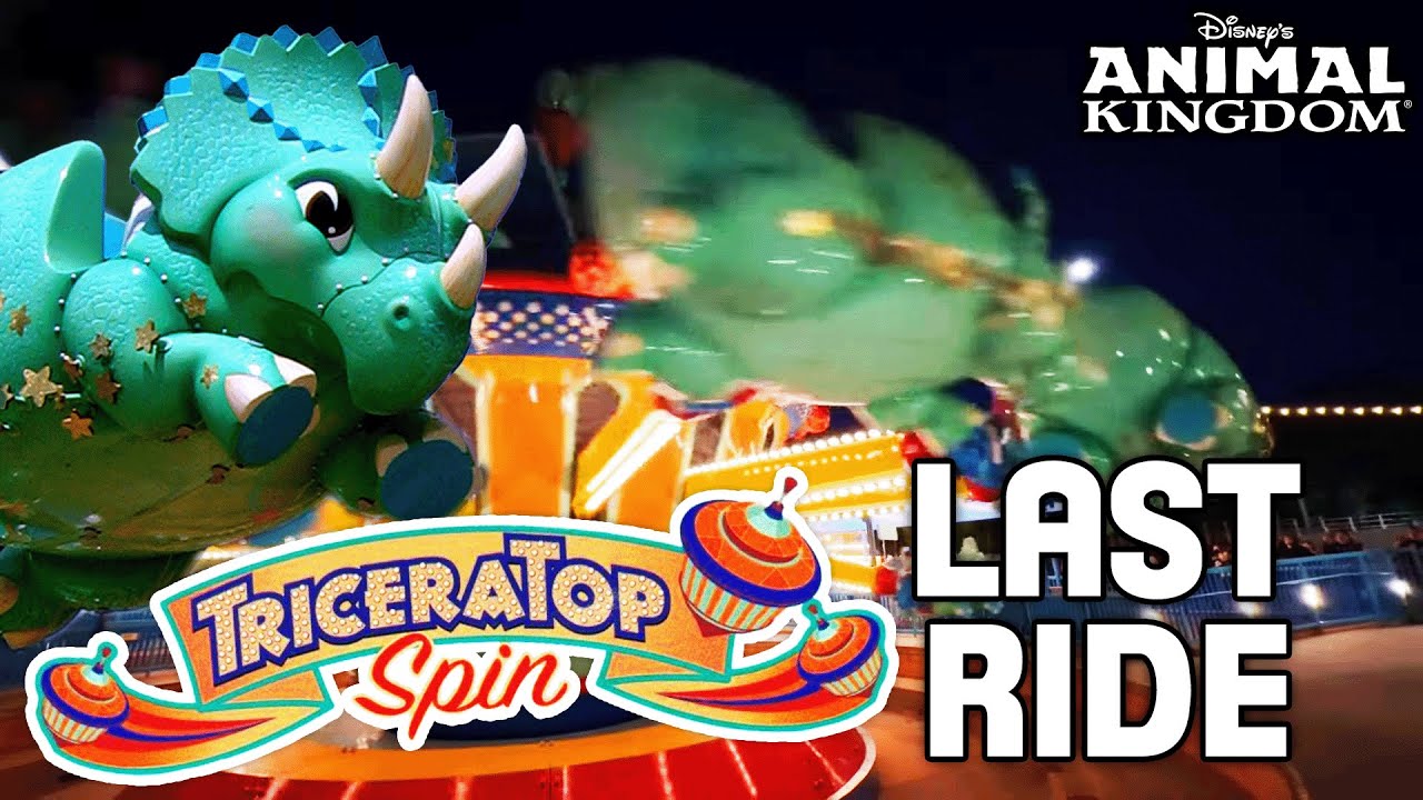 Last Ride on TriceraTop Spin - Chester & Hester’s Dino-Rama