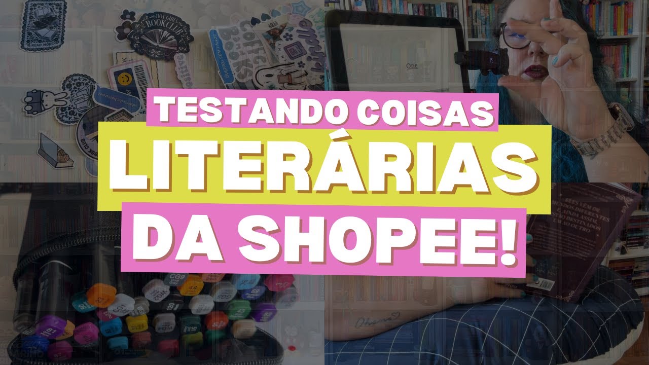CONTROLE DE KINDLE? TESTANDO COISAS LITERÁRIAS DA SHOPEE