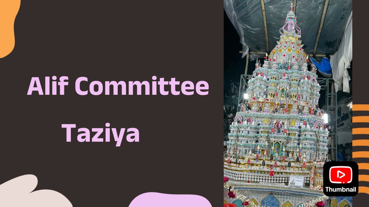 ALIF COMMITTEE TAZIYA | BEST TAZIYA IN MUMBAI DHARAVI 2023