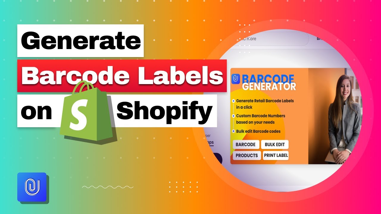 How to generate custom barcode labels on Shopify.