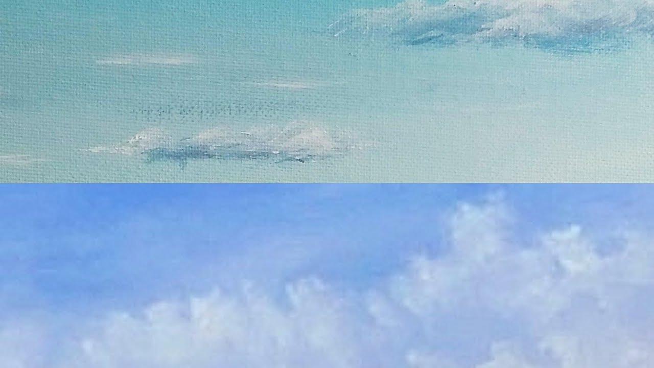 Cómo Pintar Cielos y Nubes al Óleo #5. Para PRINCIPIANTES | Pintar con Francis ®