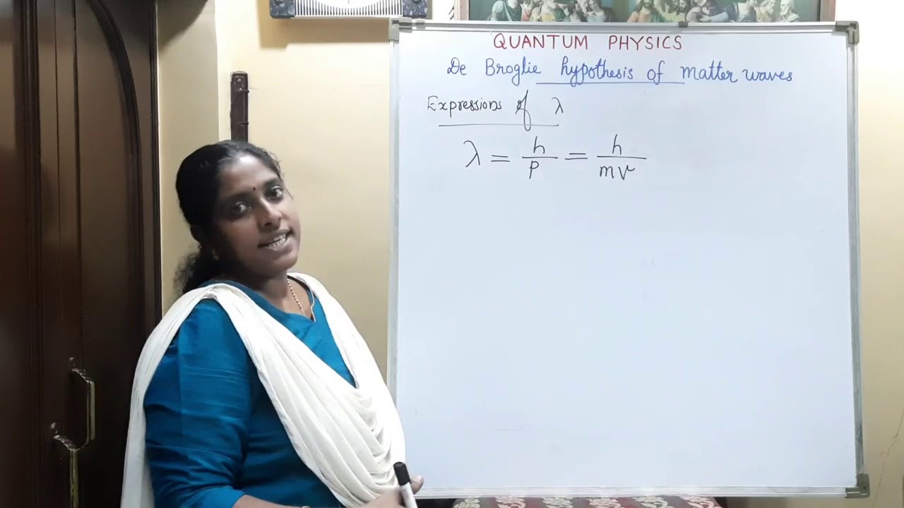Quantum Physics- de Broglie hypothesis of matter waves, Properties of matter waves