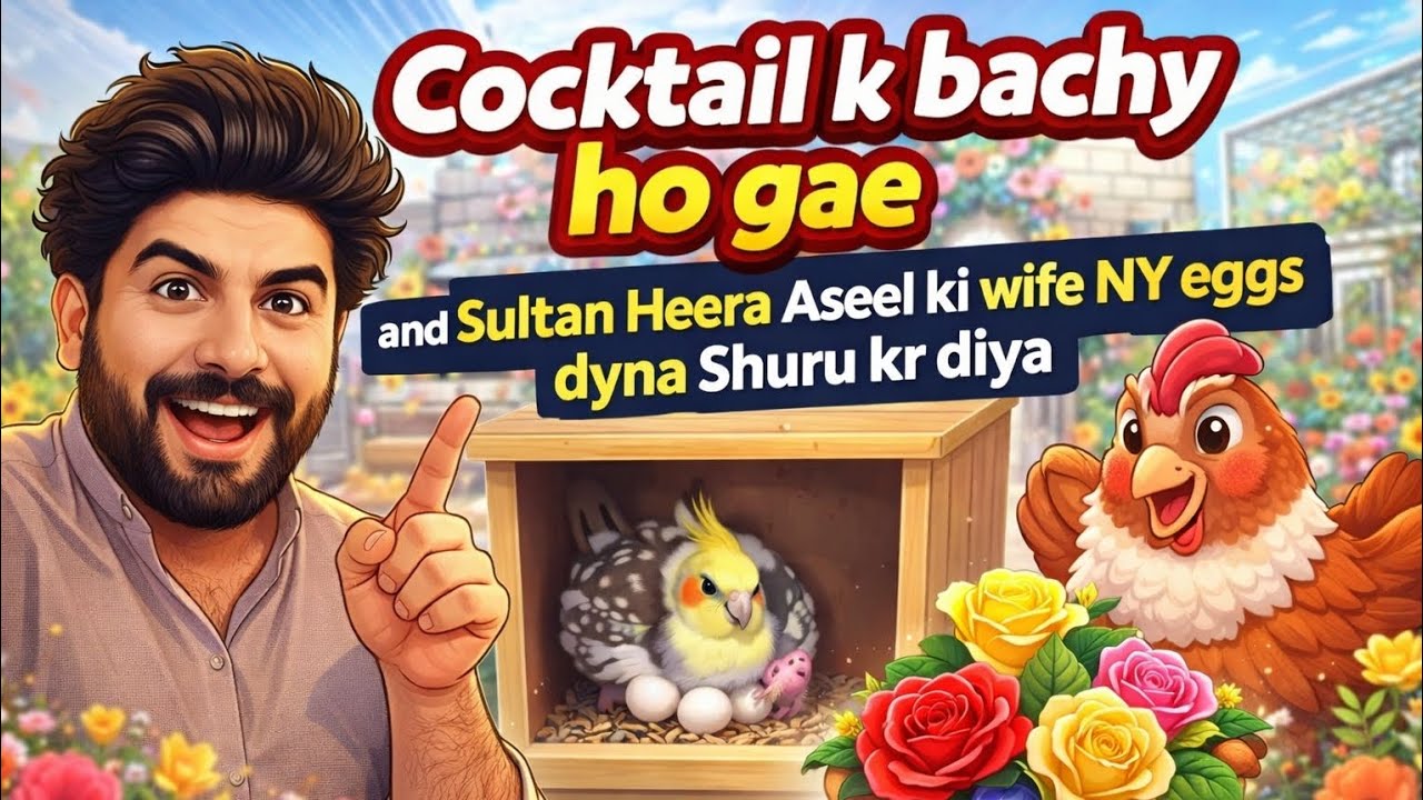 Alhmdulilah Cocktails k bachy ho gae soft food k faida ho gya and Sultan ki wife NY eggs dy diya 
