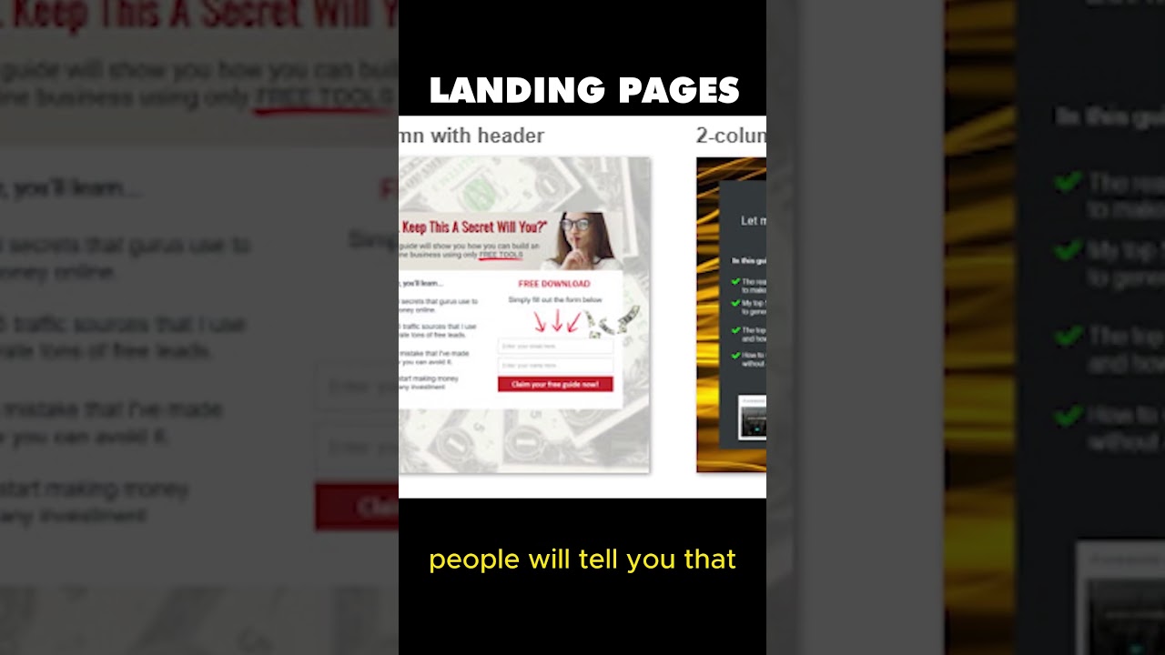 Free Landing Page Builder - LeadsLeap 😎👍 #entrepreneur