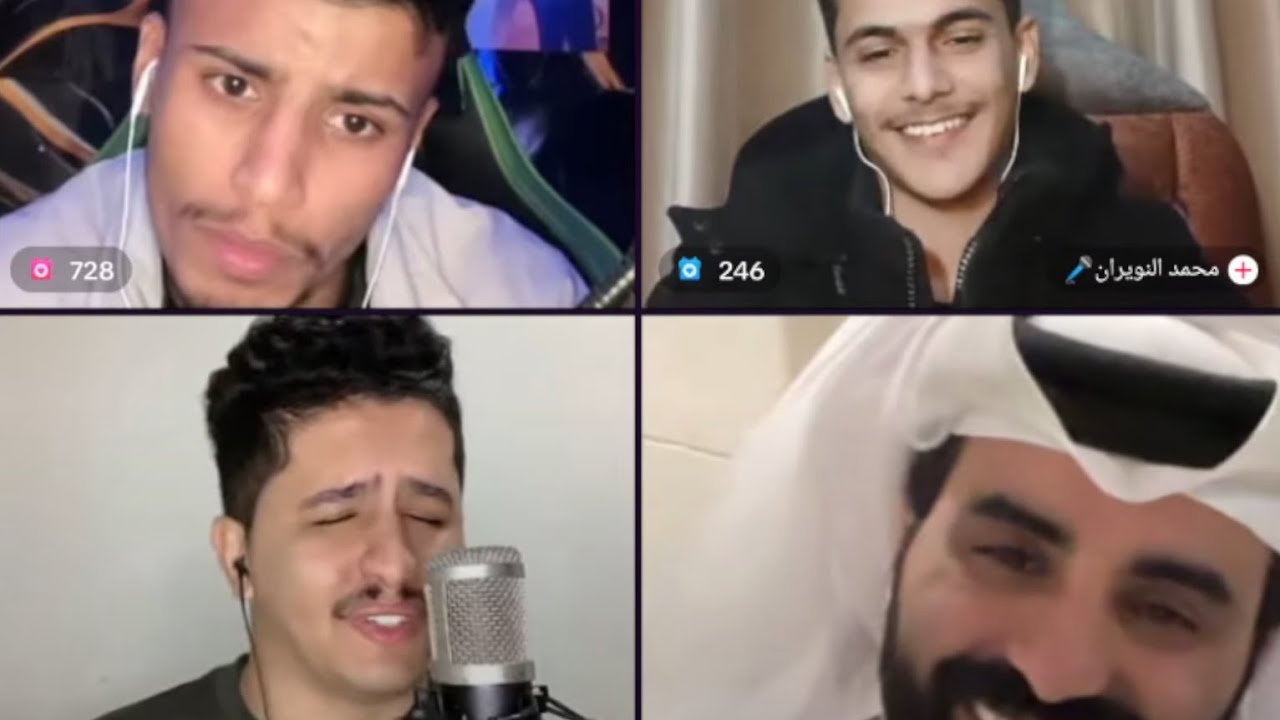 فصيص جولة رباعي مع محمد النويران و احمد العوادي و ناصر الوبير