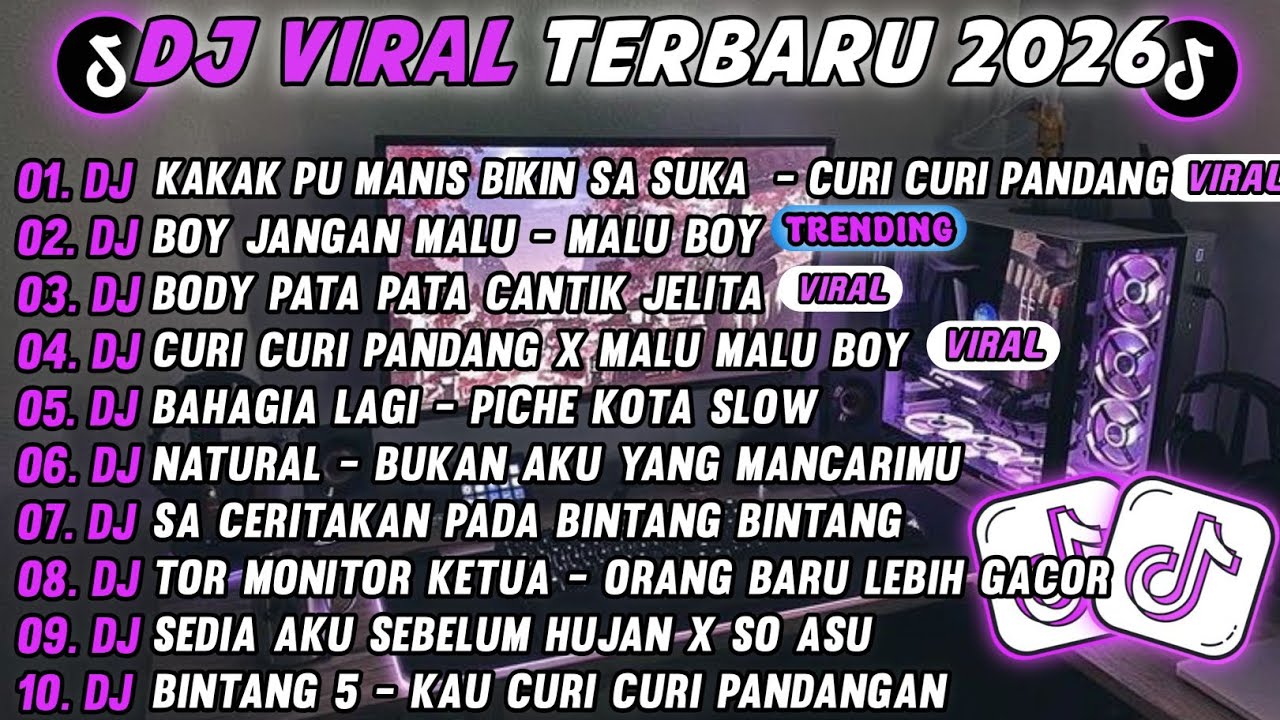 DJ TIKTOK TERBARU 2026🎵DJ KAKA PU MANIS BIKIN SA SUKA -CURI CURI PANDANG🎵DJ BOY JANGAN MALU MALU BOY