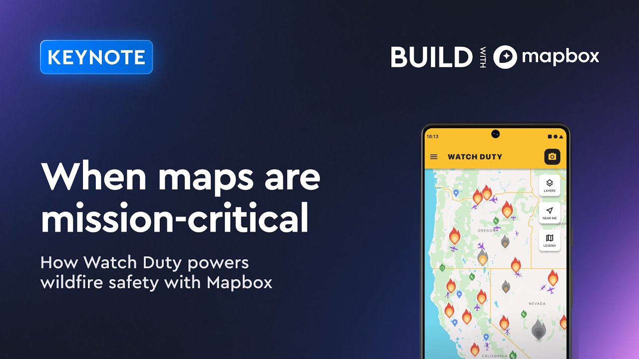 When maps are mission-critical: How Watch Duty powers wildfire safety with Mapbox