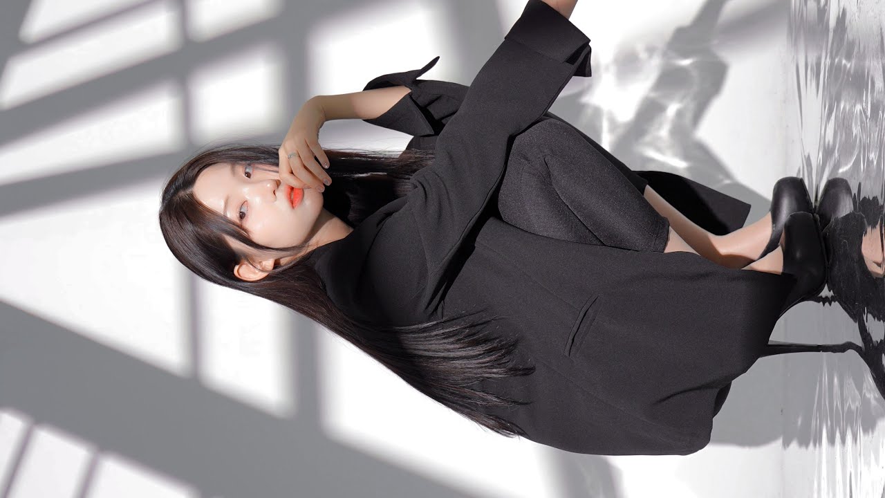 블랙 슈트로 완성한 메이뮤의 시크한 실루엣 🖤 | Black Suit Look | Maymew
