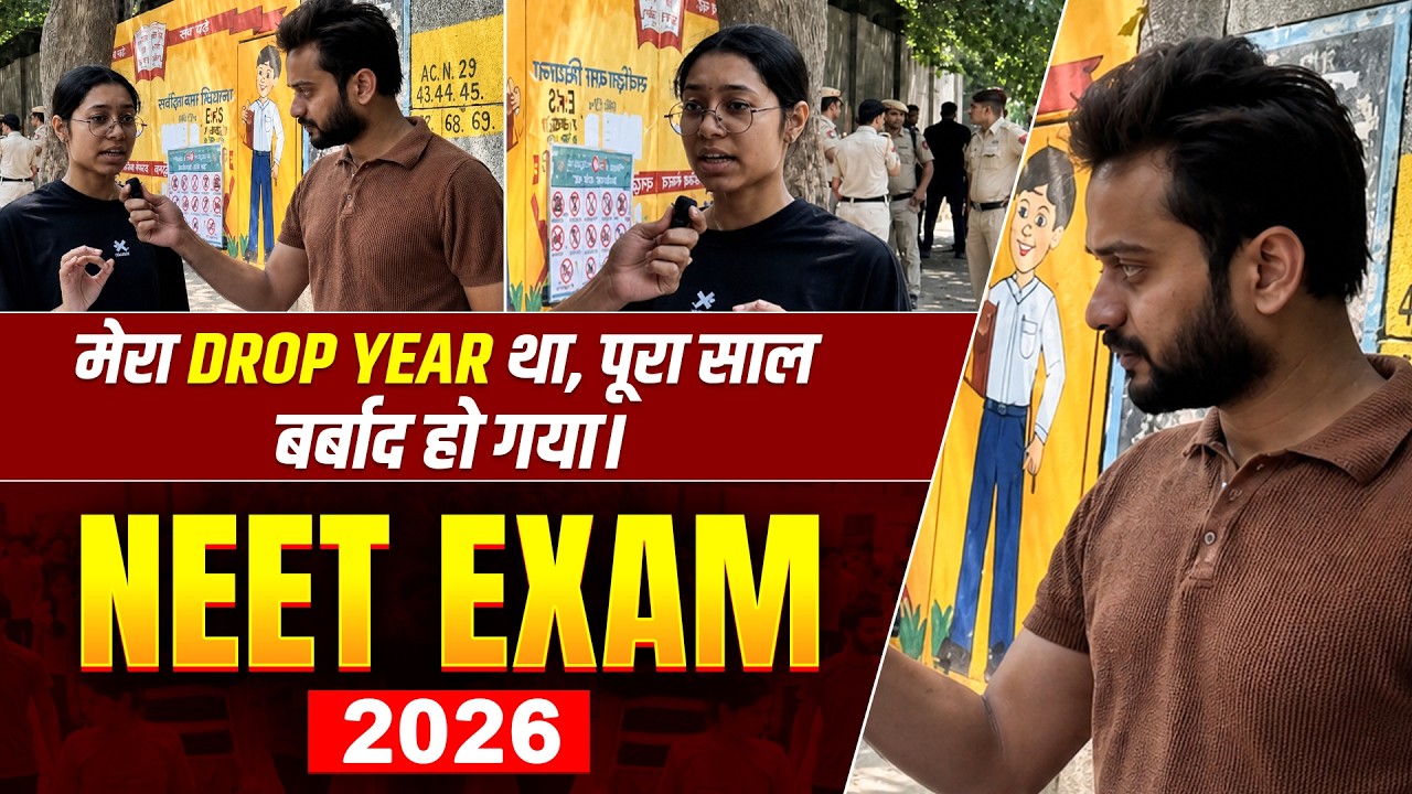 Drop Year NEET Student Missed Exam 😰 | NEET Students Reaction | NEEt Exam Review|NEET Paper Reaction