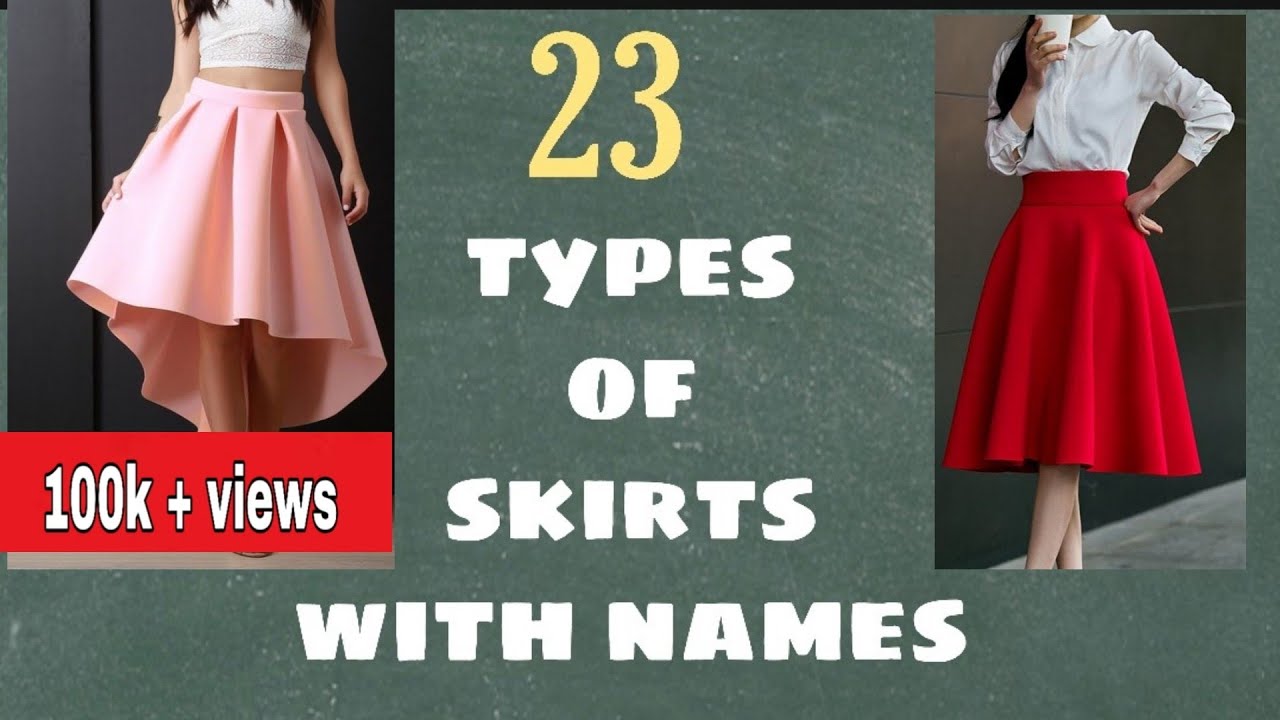 (हिंदी) 23 Different Types of skirts with their Names | Womens skirt | guide | by Nilisha | ep5