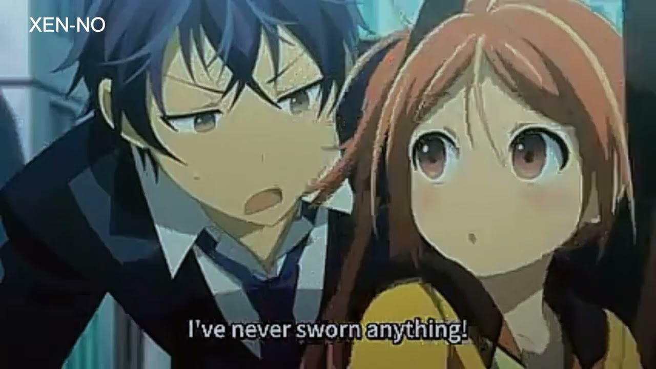 surprise kiss by anime girl😳