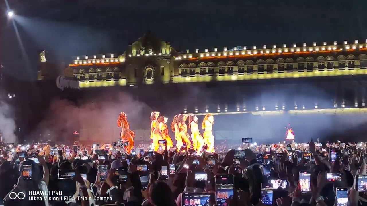Hips don't lie. Concierto de Shakira en el Zócalo 