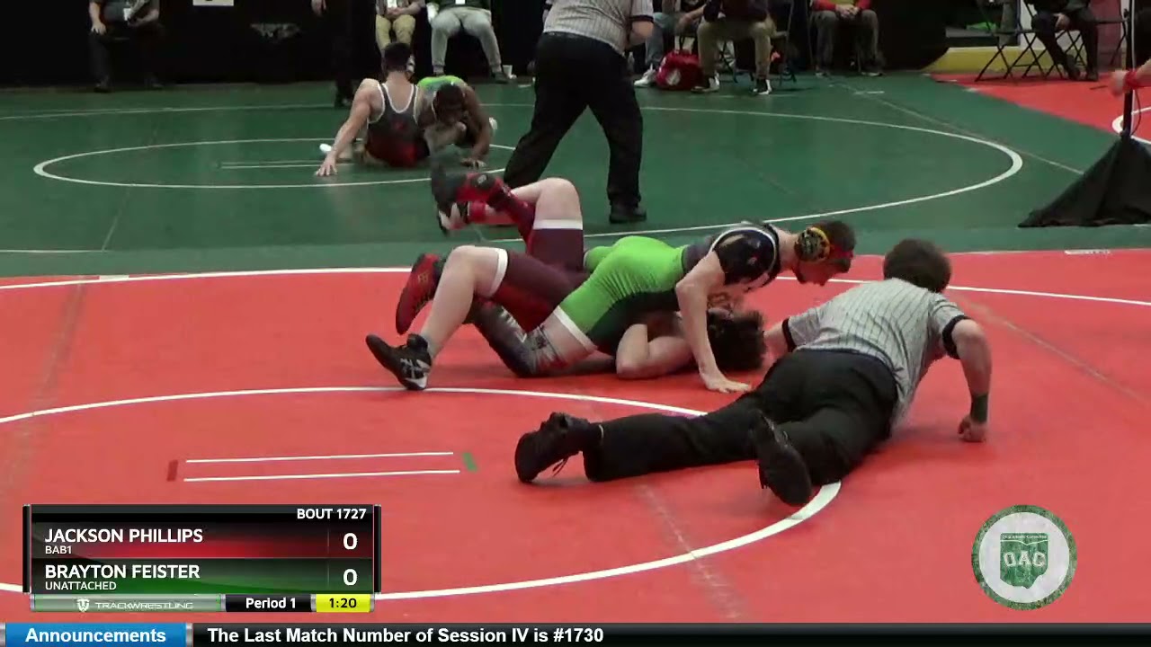 Jackson Phillips vs Brayton Feister D4 180 1st place