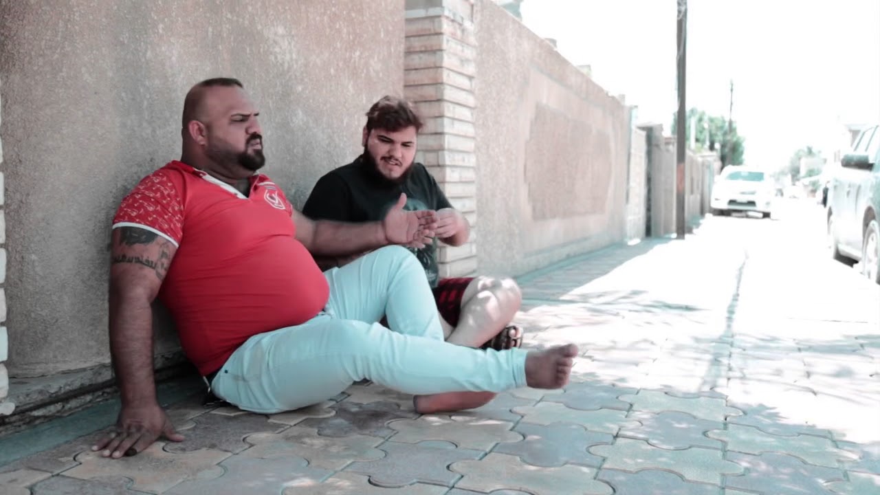 جذب مخيف يشغل جكارته من مصفى الدوره #بيت_سركي