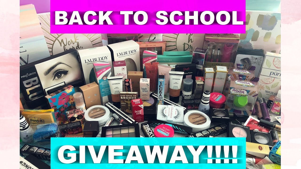 HUGE BACK TO SCHOOL GIVEAWAY 2 WINNERS OPEN INTERNATIONAL 2018