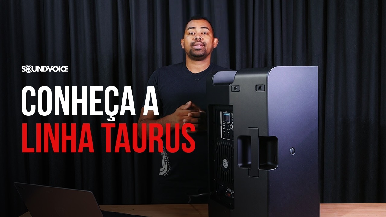 CAIXA TAURUS SOUNDVOICE: A nova força do PA profissional | Visor colorido em modelos de 12A e 15A
