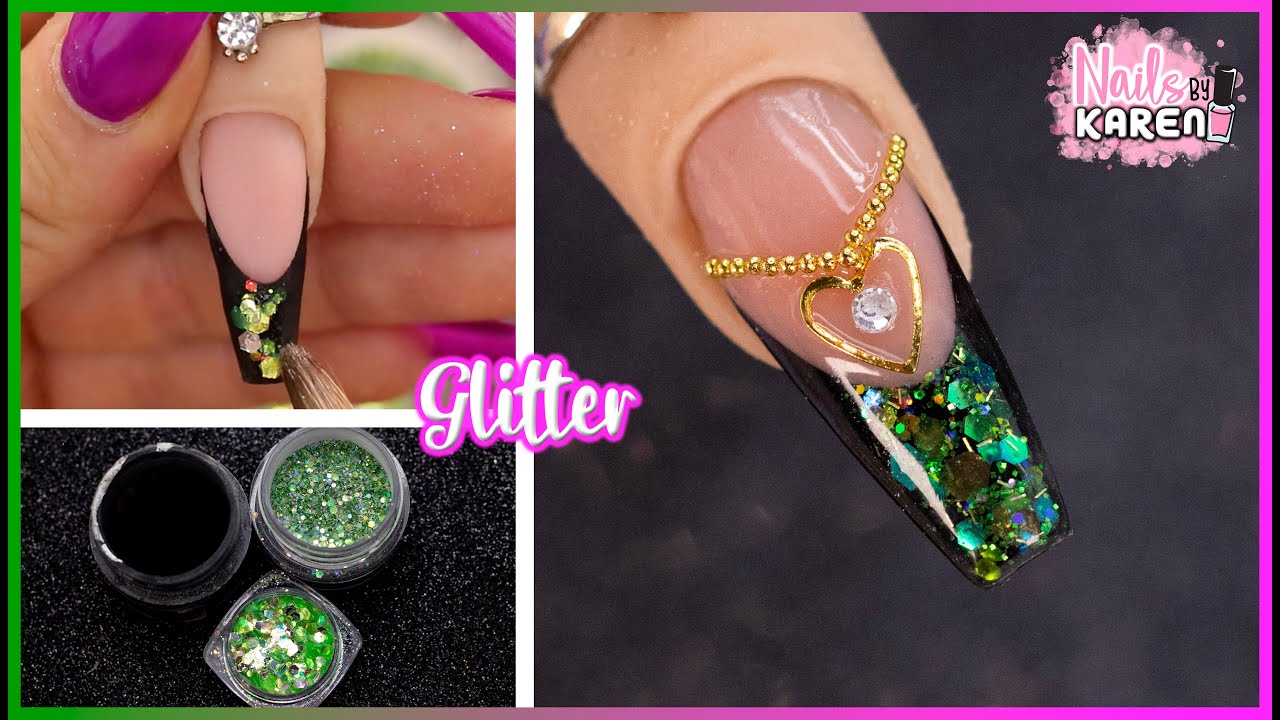 GLITTER Encapsulado & DECORACIÓN DORADA