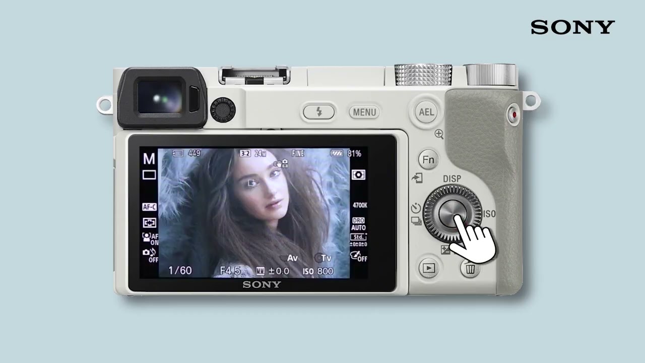 Using Eye AF function when shutter button is half pressed