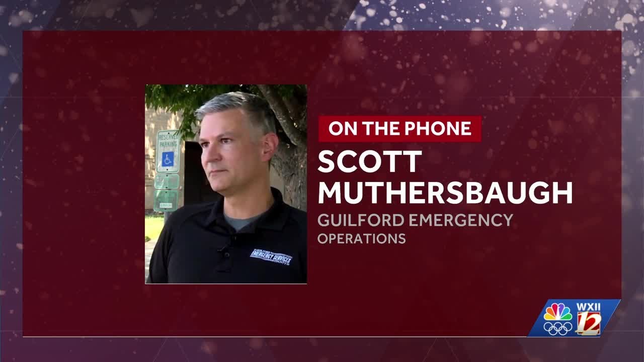 Scott Muthersbaugh with Guilford EMS speaks on emergency operations