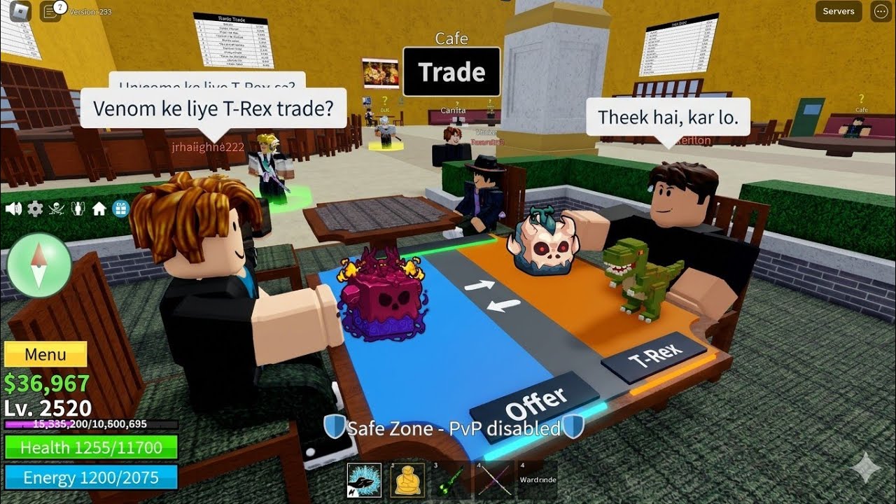 Trading venom for t-rex 