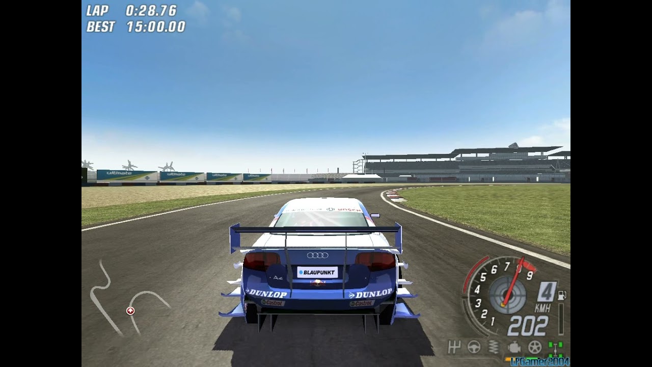 TOCA Race Driver 3 - LAP Around w/ Audi A4 DTM - Eurospeedway Lausitz [HD]