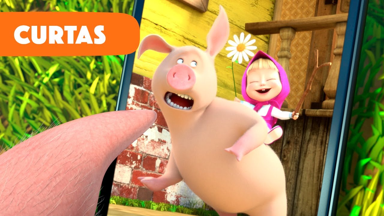 Masha e o Urso 🐻👱‍♀️ Сurtas 💥 Nova história 📱 Selfie 📷 (Episódio 10) Masha and the Bear