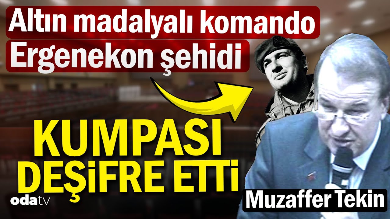 Ergenekon şehidi, altın madalyalı komando Muzaffer Tekin, kumpası deşifre etti.