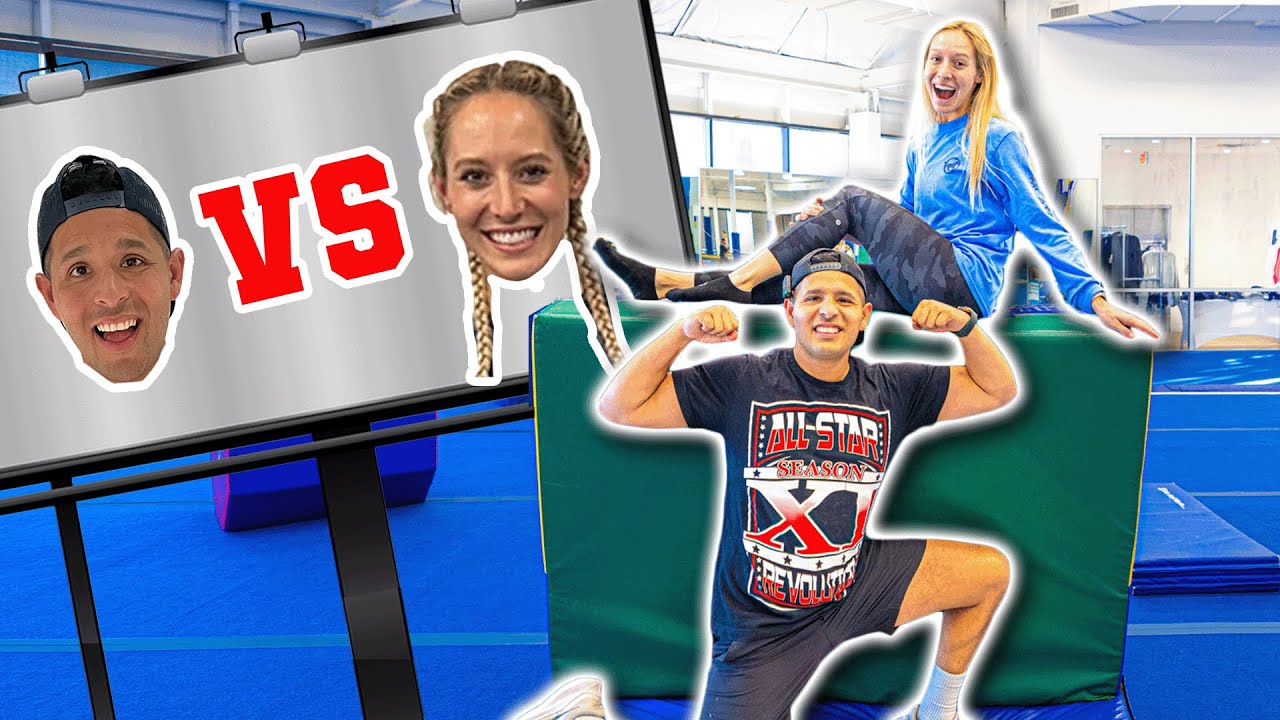 ULTIMATE AIR TRACK CHALLENGE! FIRST TO 3 POINTS WINS!