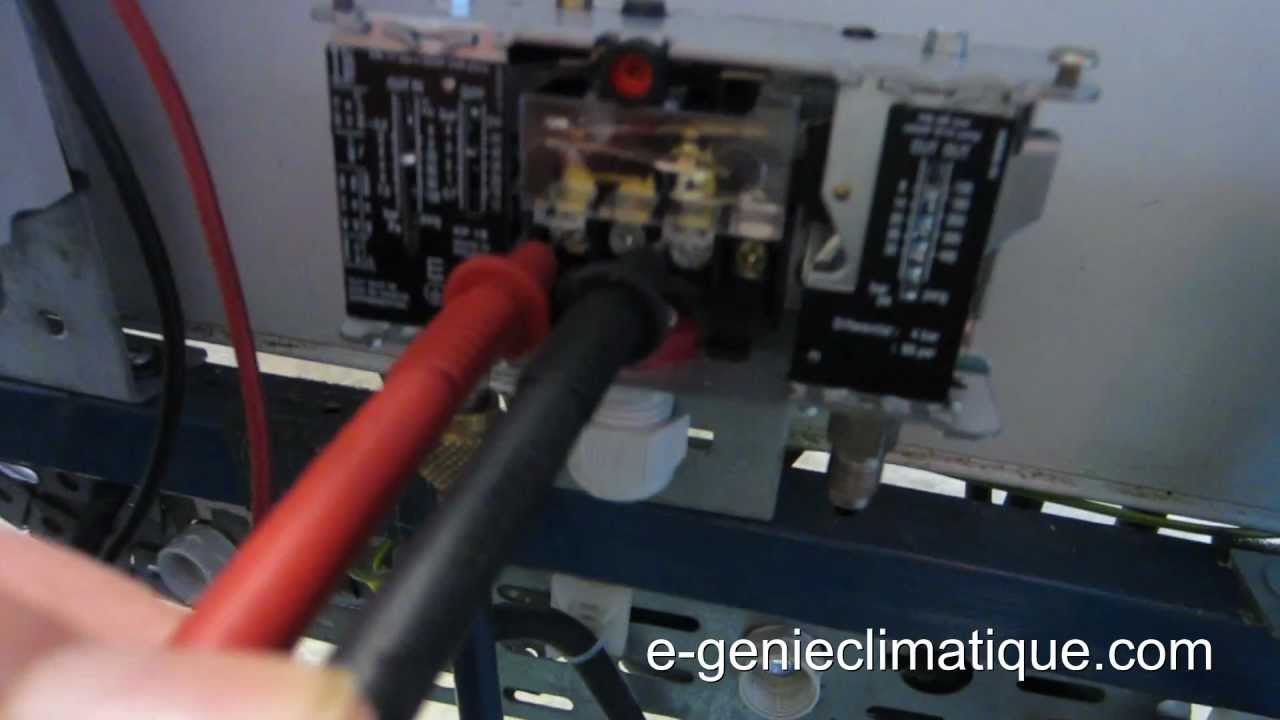 Froid59-Le pressostat mixte HBP à réarmement automatique-contrôle de son fonctionnement