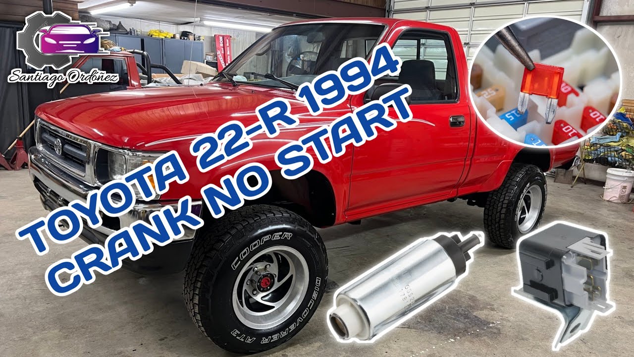 Toyota 22-R 1994 Crank NO start. (Da marcha pero no arranca).