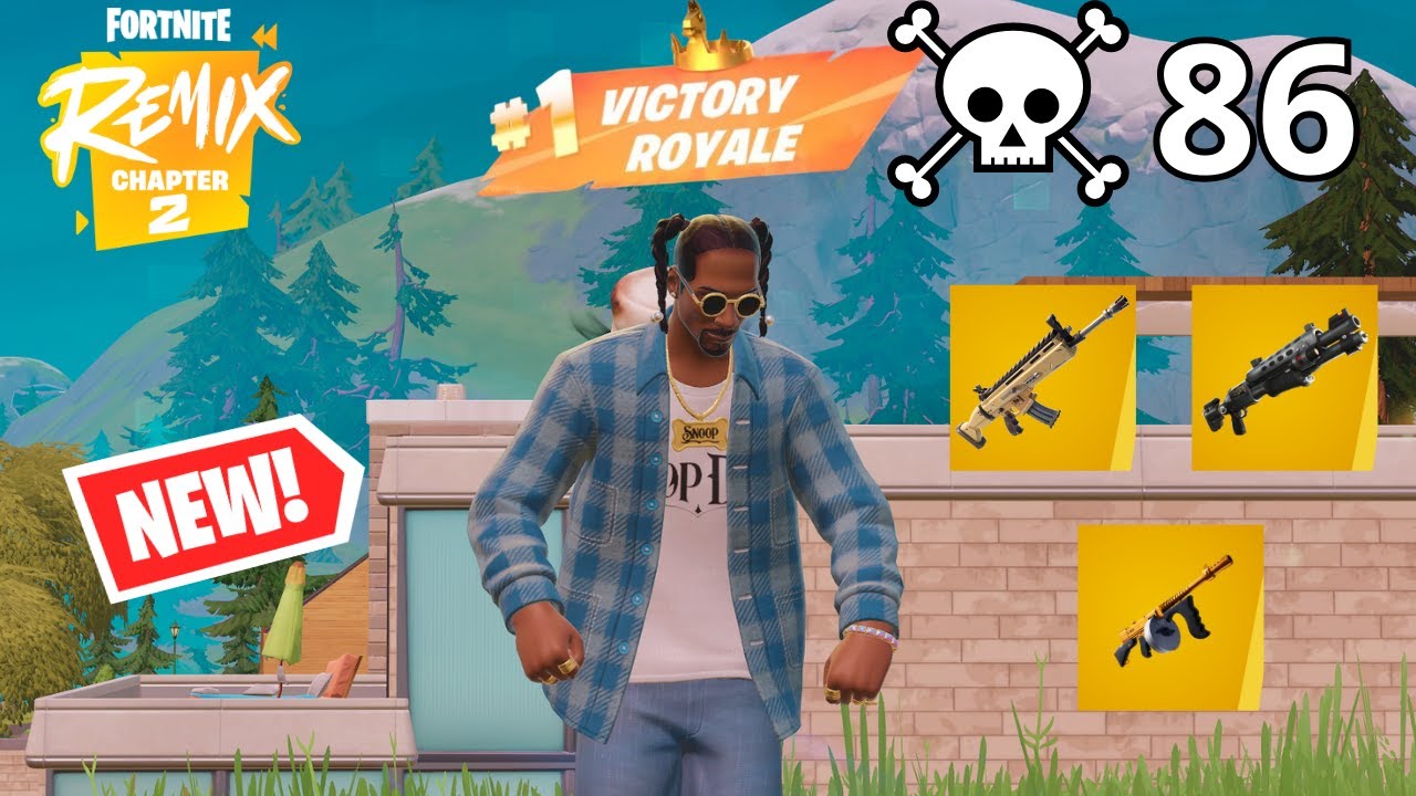 86 Elimination SNOOP DOGG Solo Vs Squads 