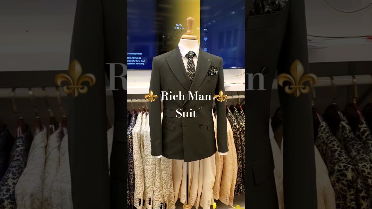 Look like a rich man with this suit #fashion #outfitinspo #suitstyle #mensuit