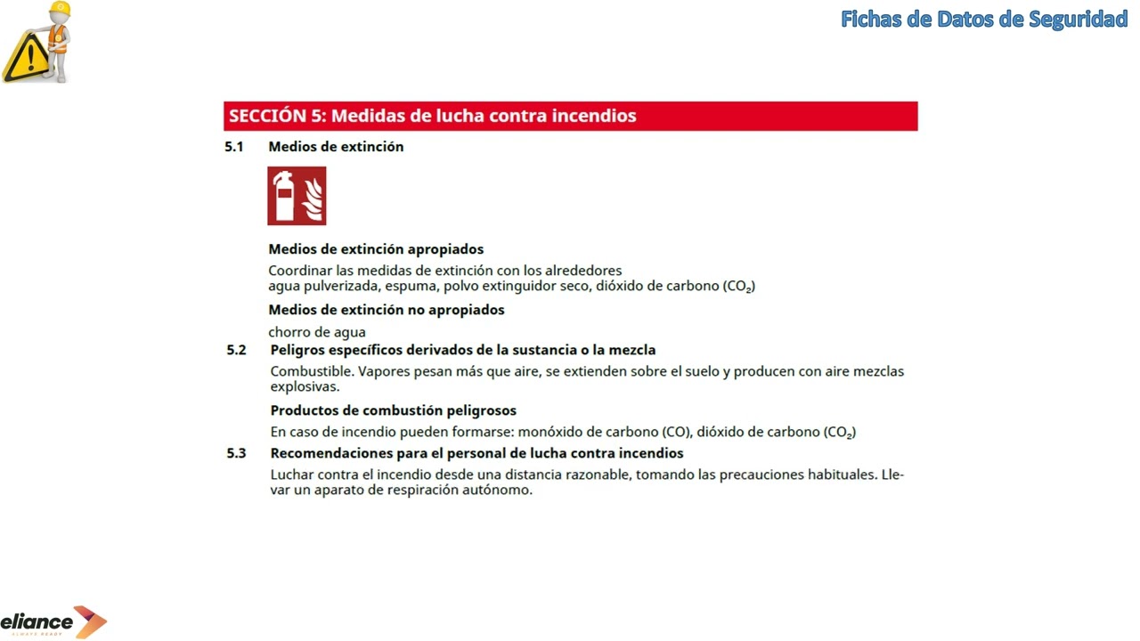 Curso fichas de seguridad
