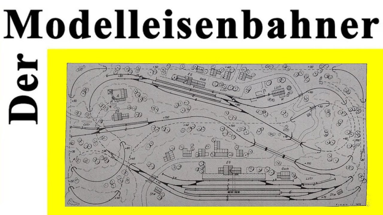 Gleisplan für Nenngröße N auf Wunsch  -  Der Modelleisenbahner 08/1975