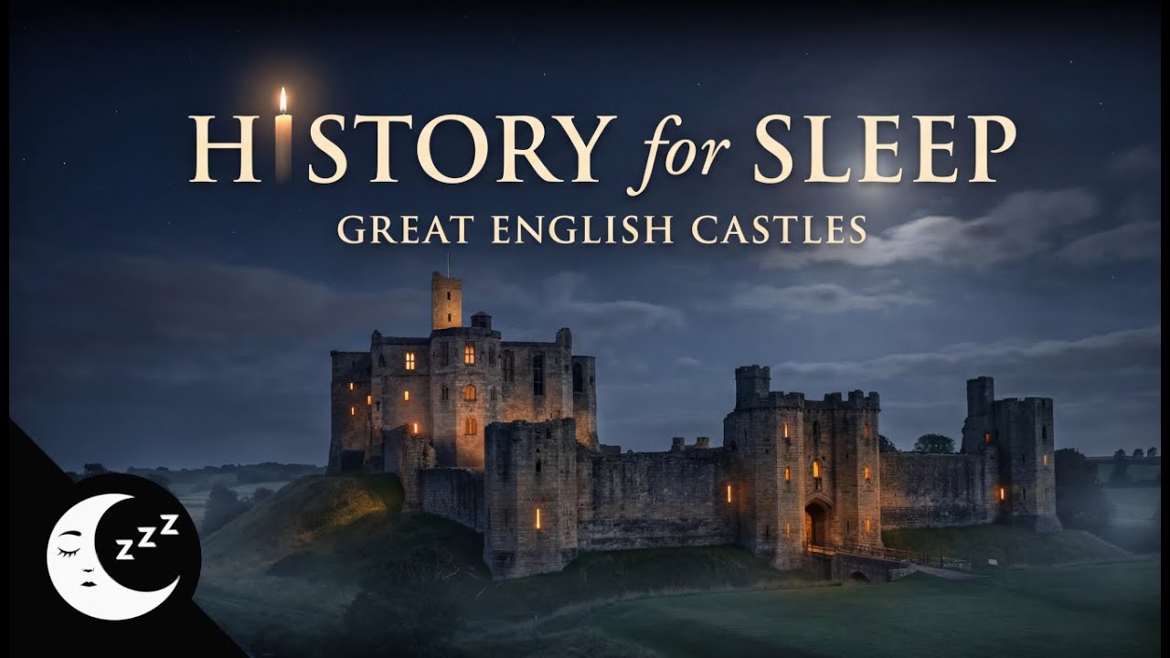 History for Sleep | Great English Castles: Walmer & Warkworth (1hr Story + 1hr Rain & Fire)