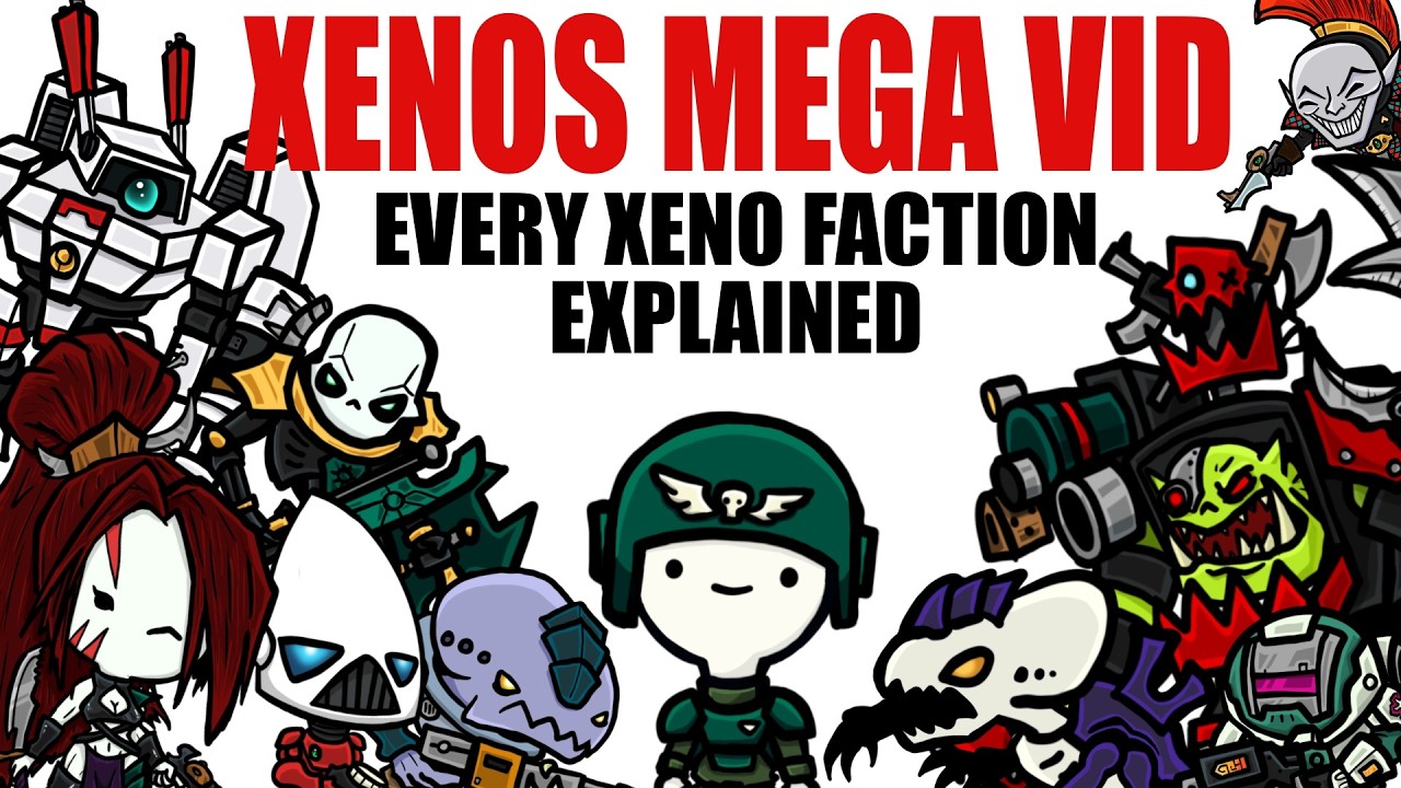 XENO MEGA VIDEO: Every Xeno Explained | Warhammer 40k Lore