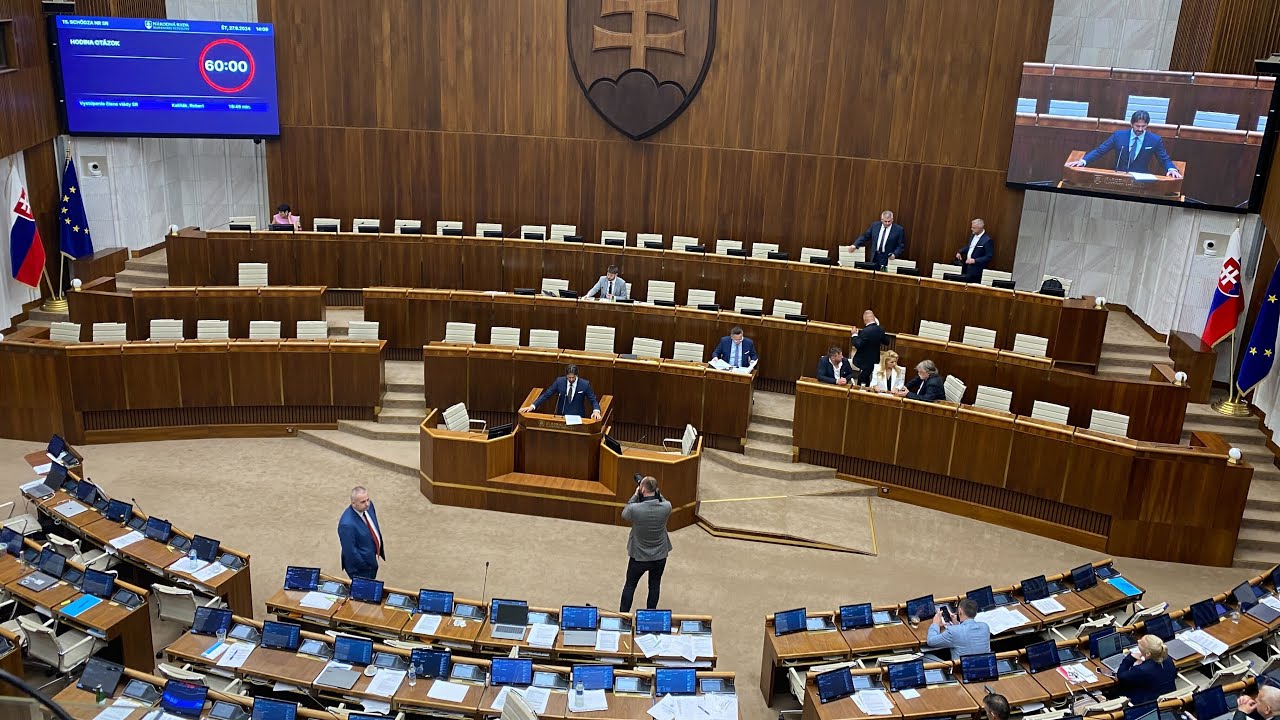 LIVE🔴 Minister Kaliňák odpovedá počas Hodiny otázok
